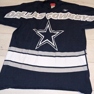 Vintage Y2K Reebok NFL Dallas Cowboys T-shirt  Mens Size L